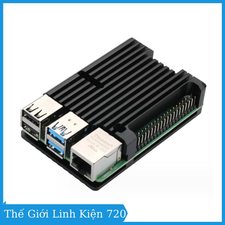 Vỏ nhôm tản nhiệt Raspberry Pi 4 Model B tản nhiệt hiệu quả