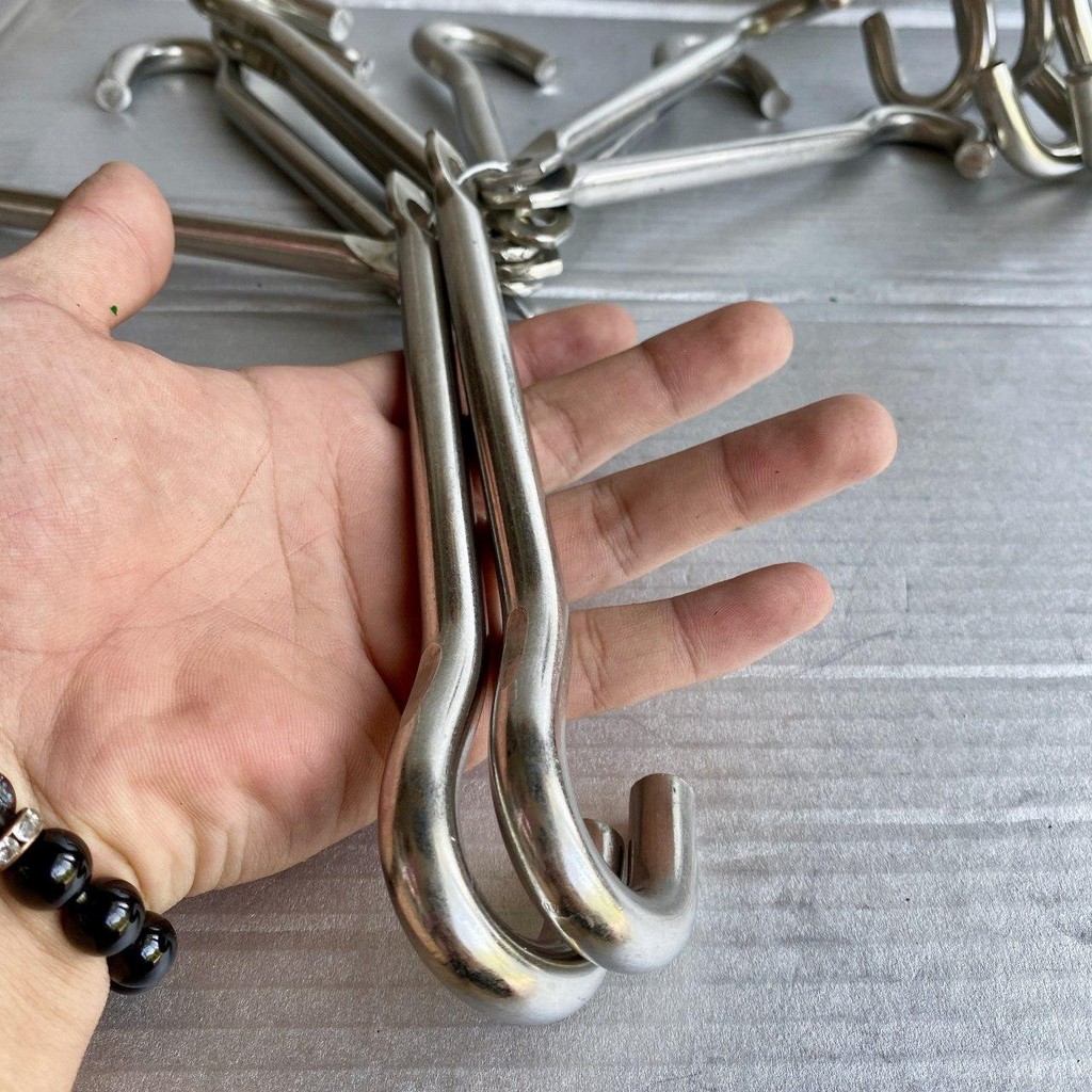 Móc treo quạt, treo đèn trần (bằng inox dài 20 cm - không gỉ ,móc không đế)