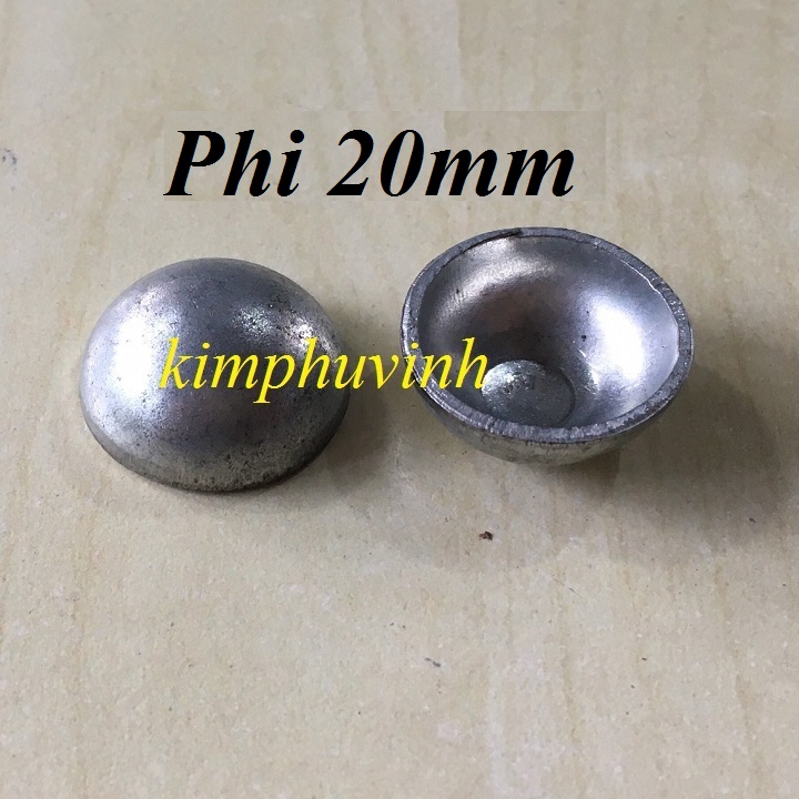 10 CÁI - Phi 20mm CHỤP SẮT HÀNG RÀO - NỤ SẮT CỔNG GIÃ GỖ - NỤ SẮT XI