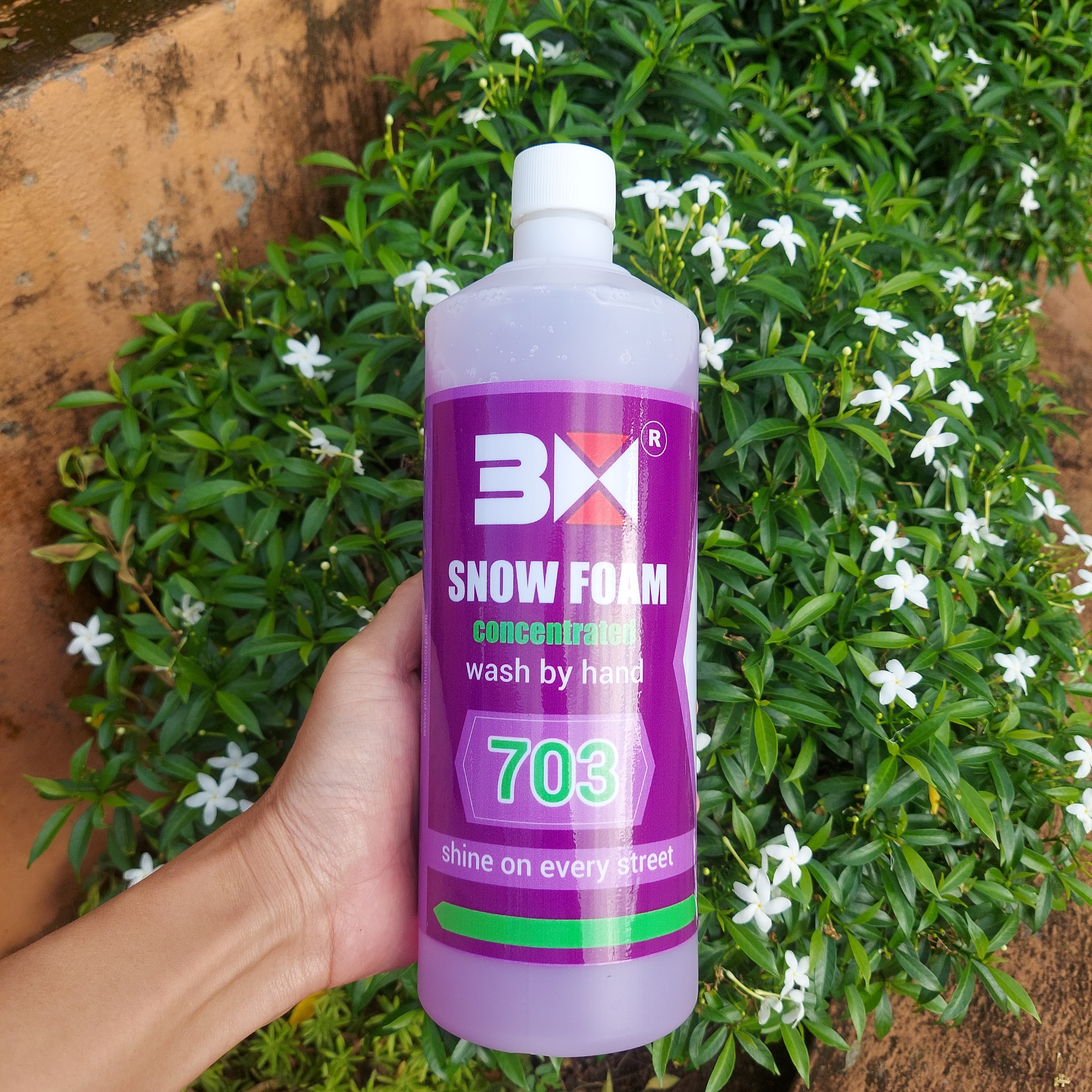 NƯỚC RỬA XE BỌT TUYẾT 3X CLEAN 1000ML