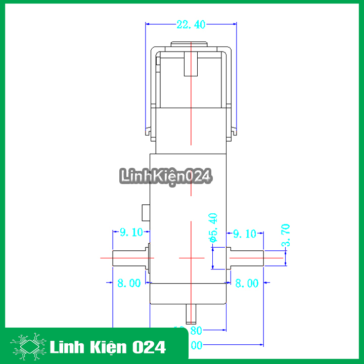 Động cơ giảm tốc vàng 3v-9v chế xe mô hình