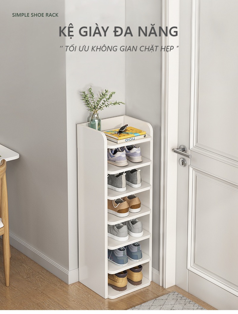 [Hàng Cao Cấp] Kệ giày gỗ 3, 5, 7 tầng , đủ mẫu để bạn lựa chọn. kệ để giày