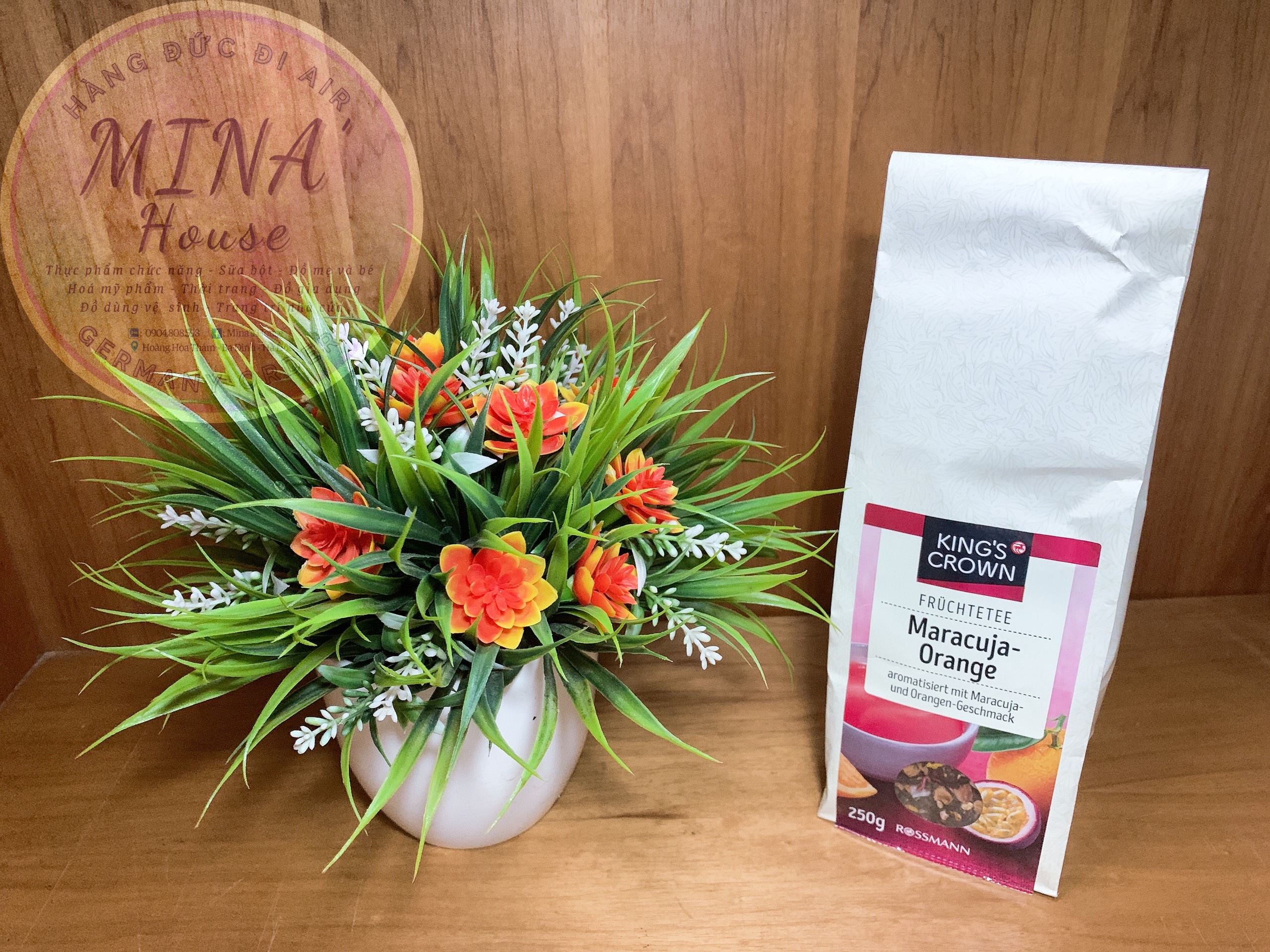 Trà hoa quả sấy King’s Crown 250g