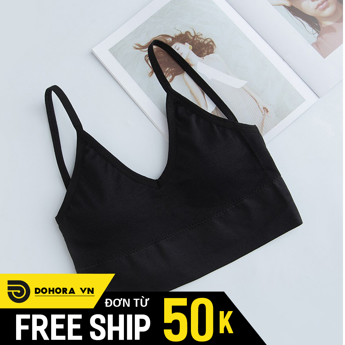 Áo Bra nữ hở lưng hai dây không gọng, vải êm mềm co giãn tốt , nâng cực sexy, kiểu dáng trẻ trung cá tính BR1