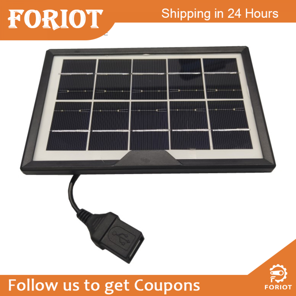SHXZ diymore Solar Panel Continuously Power for Rechargeable Battery Camera 5V USB Solar Panel with Micro USB Port