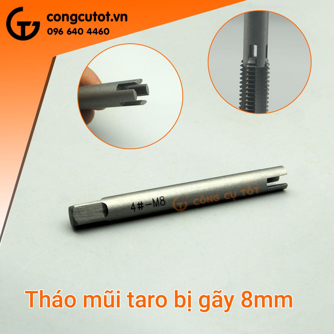 Bộ 9 mũi tháo taro gãy M3-M16
