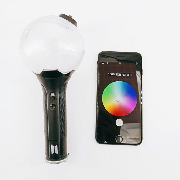 bomb bts unoff ( có đổi màu và không đổi màu )