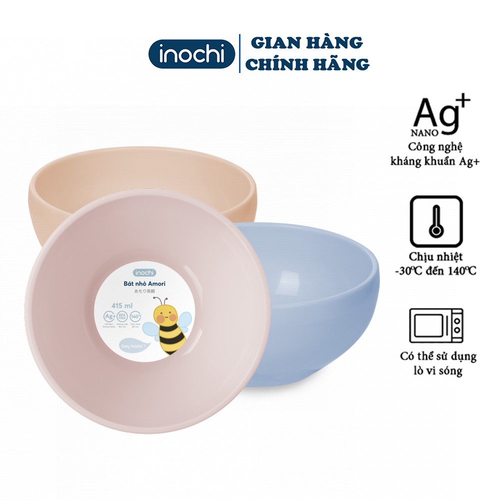 Bát nhỏ ăn cơm - Bát nhỏ - bát tô - bát con - bát lớn - Bát đựng canh - Chén ăn cơm - Bát ăn dặm cho bé - Bát nhựa inochi - Bát nhựa cho bé chịu nhiệt nhựa nguyên sinh kháng khuẩn