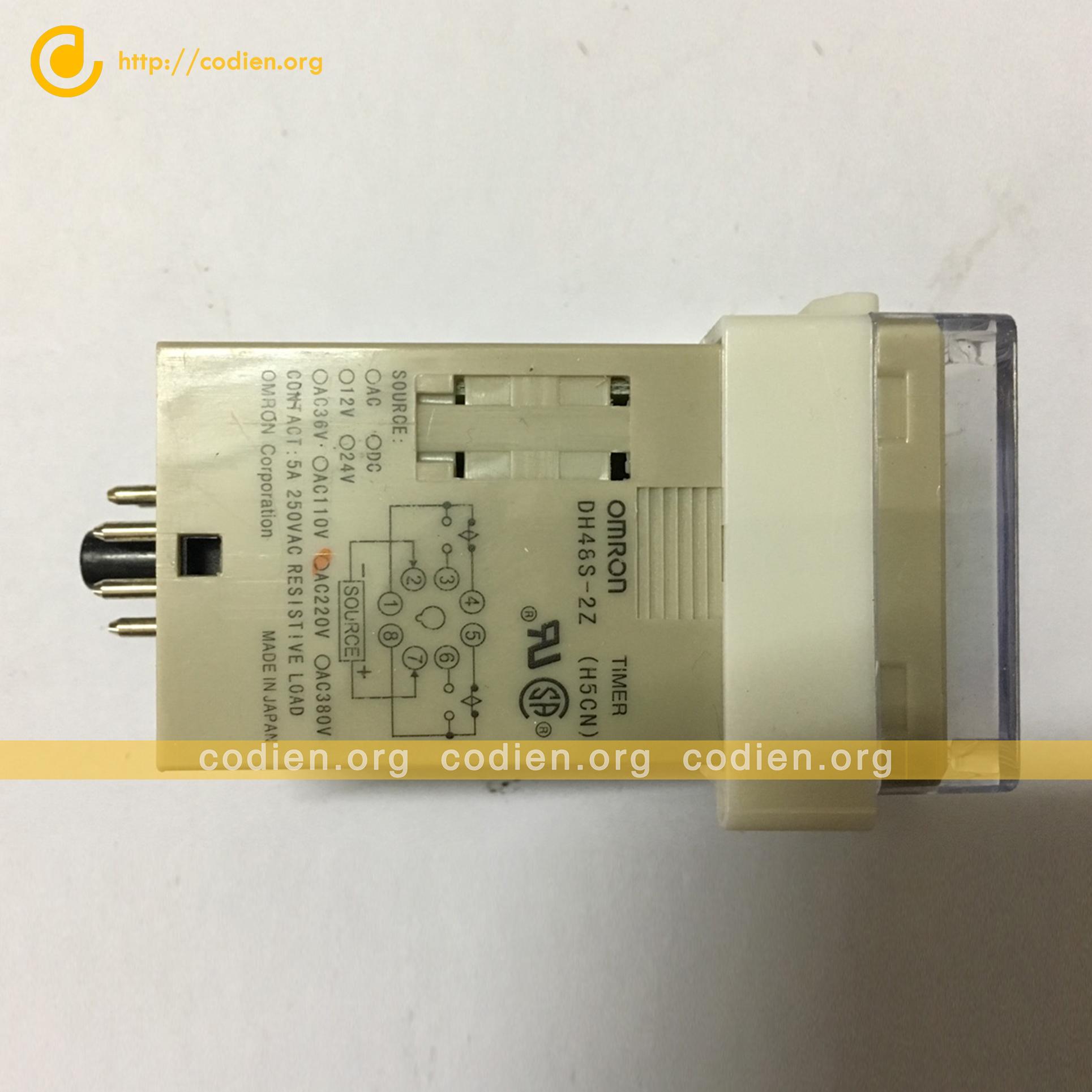 Rơle thời gian Omron DH48S-2Z (Timer DH48S - 2Z)