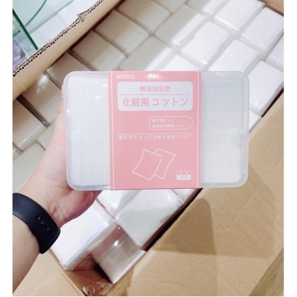 Bông Tẩy Trang Miniso Nhật Bản
