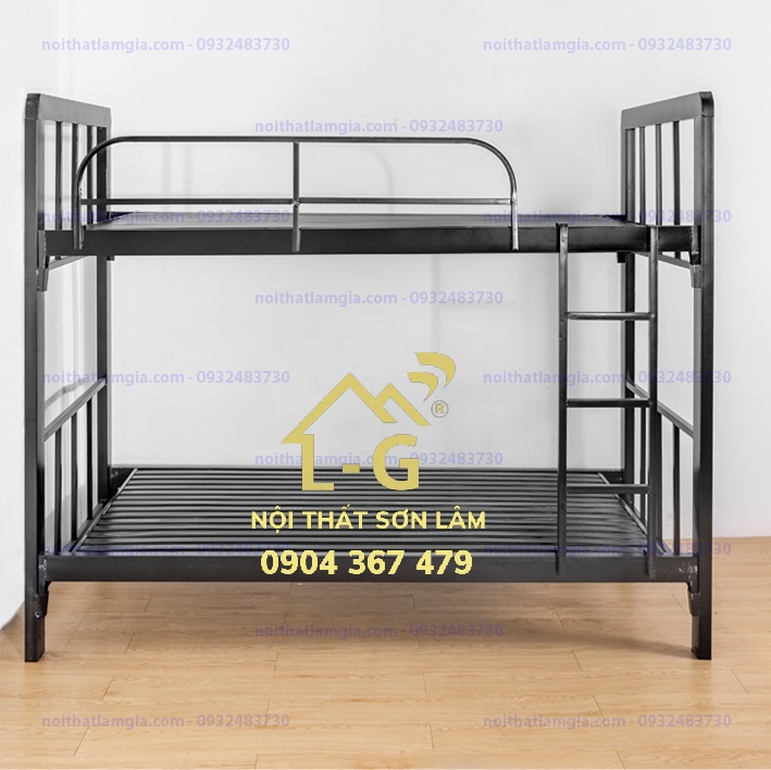 GIƯỜNG TẦNG SẮT HỘP VUÔNG CAO CẤP