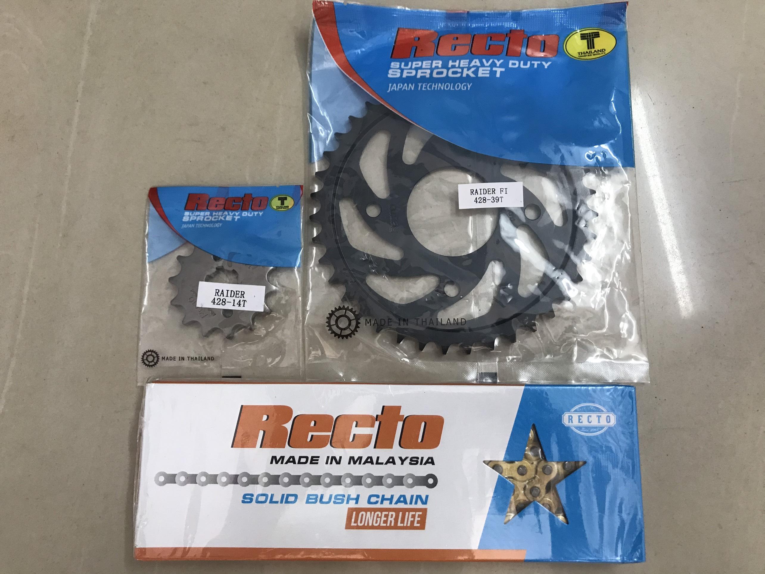Bộ nhông sên dĩa RaiderFI và Satria