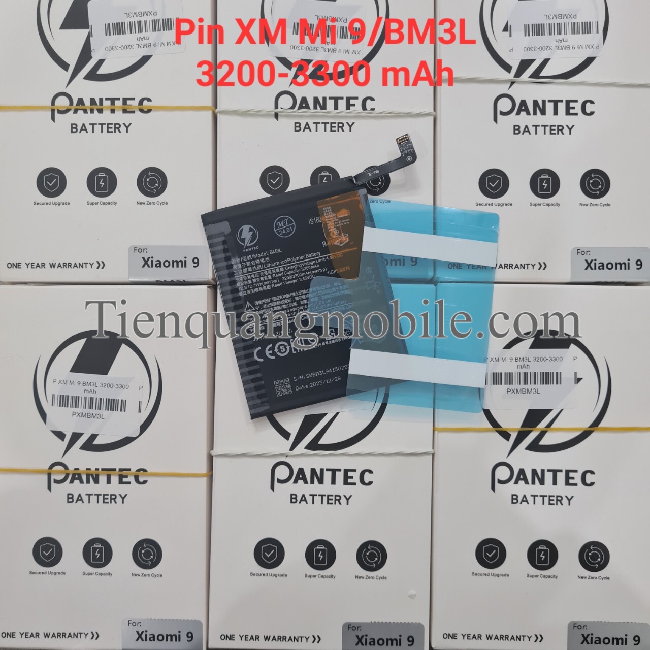 Pin xiaomi mi9 bm3l 3200-3300 mah
