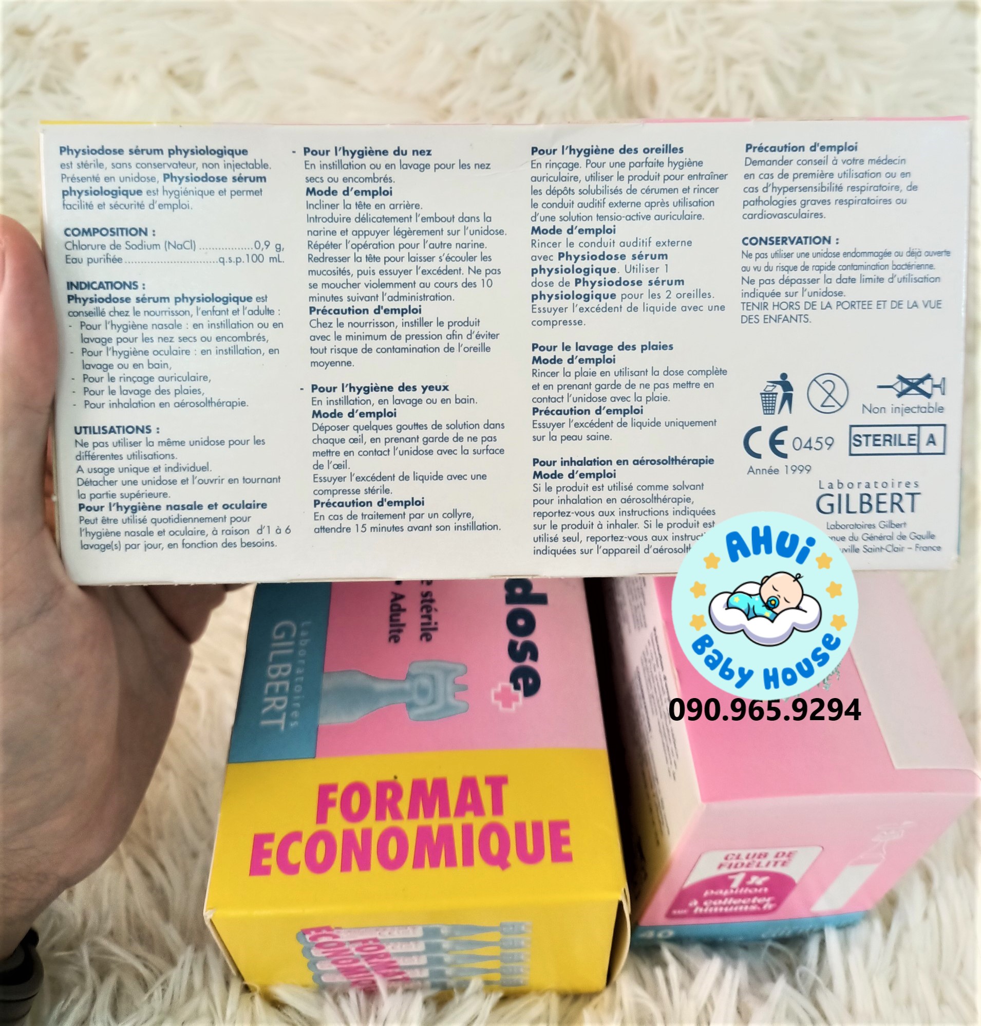 NƯỚC MUỐI SINH LÝ PHÁP PHYSIODOSE