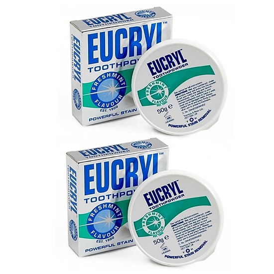 Bột Tẩy Trắng Răng Eucryl Tooth Powder