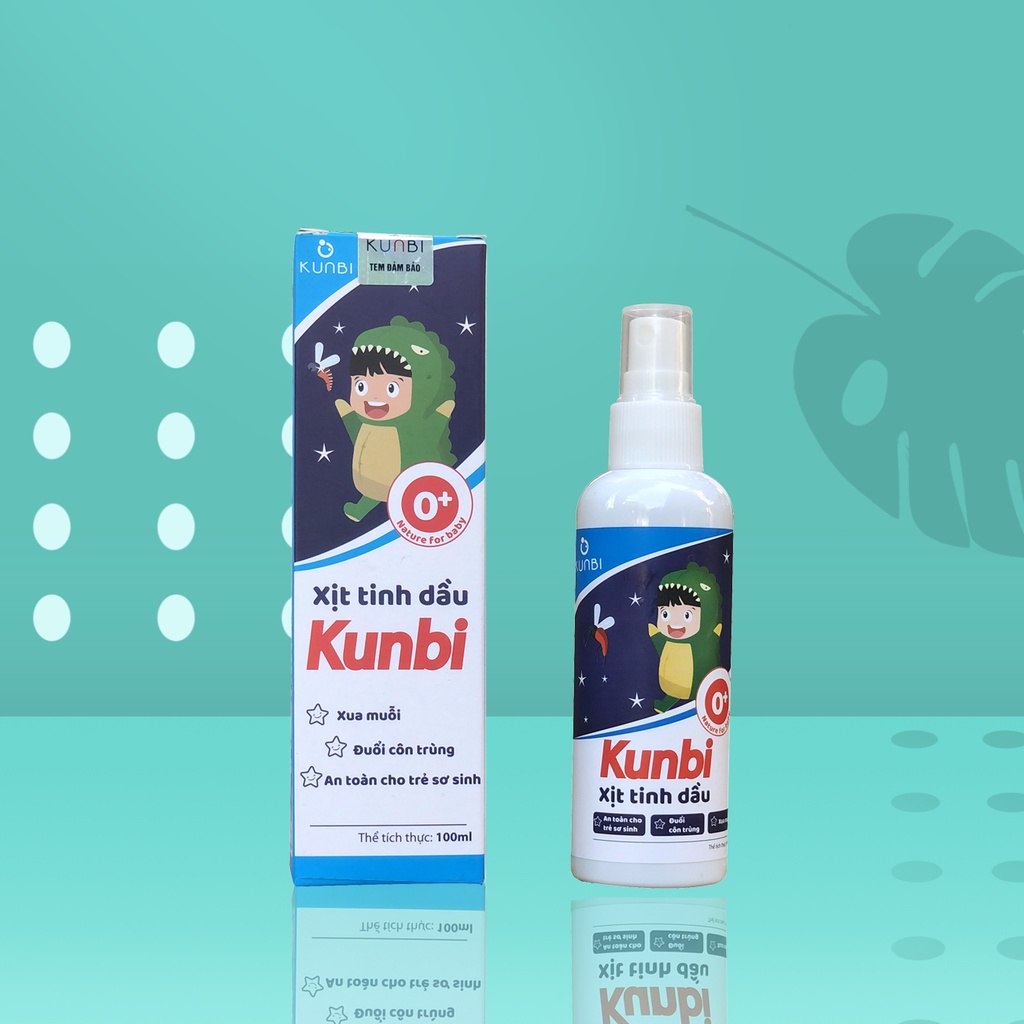 Xịt tinh dầu đuổi muỗi và côn trùng Kunbi  [FREE SHIP]