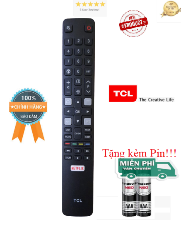 Bảng giá Điều khiển tivi TCL- Hàng chính hãng 100% Tặng kèm pin các dòng CRT LCD LED Smart TV- ALEX - TẶNG KÈM PIN