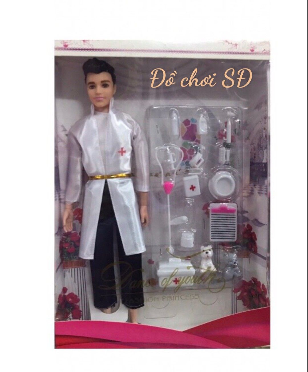 HỘP 1 CON BÚP BÊ BÁC SĨ 30CM - CÓ KHỚP
