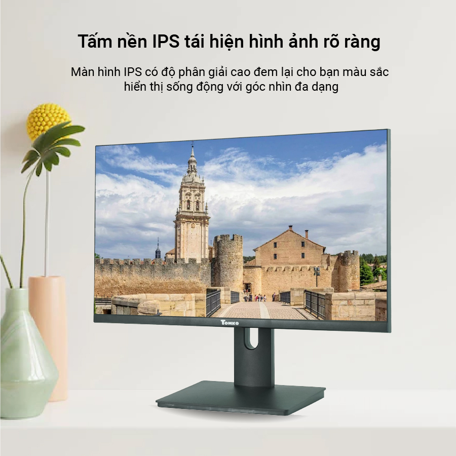 Màn Hình Máy Tính Tomko 24 inch FHD T242AF Tần số quét 144Hz AMD FreeSync™Tấm nền IPS - Siêu Rẻ Siêu Chất Lượng - Hàng Chính Hãng - Bảo Hành 36 Tháng