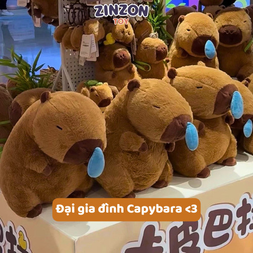 Gấu Bông Capybara Chảy Nước Mũi Êm Mịn Dễ Thương