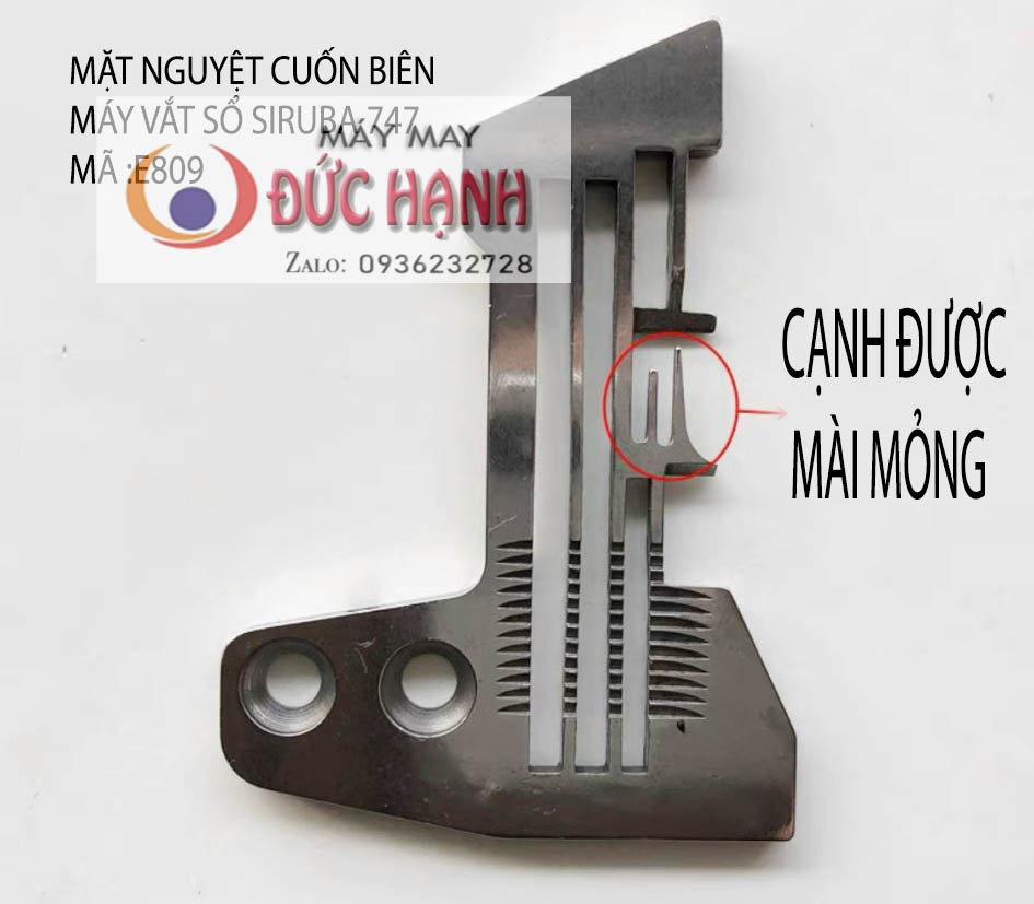 Mặt Nguyệt Cuốn Biên Dùng Cho Máy Vắt Sổ Siruba 4 Ống 747