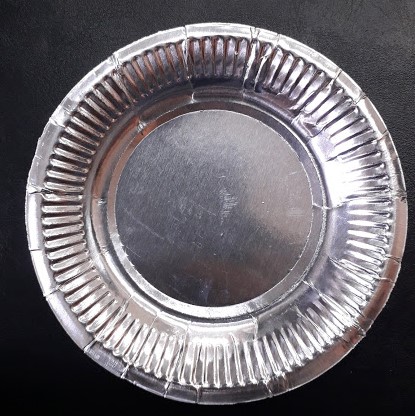 combo dĩa giấy màng nhôm 14cm (10 dĩa+10 muỗng)