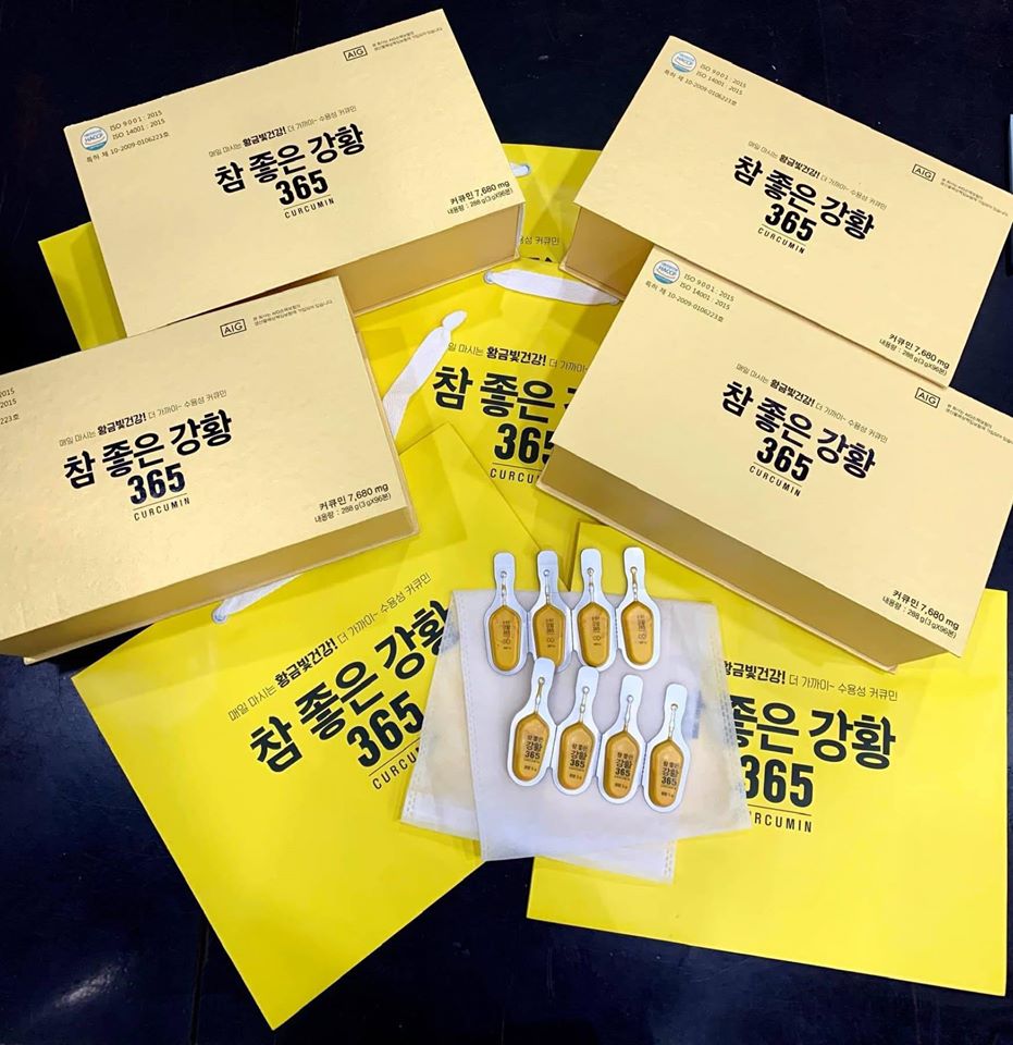 [HCM]Tinh nghệ Nano Curcumin 365 - Hàn quốc ( 32 tép )