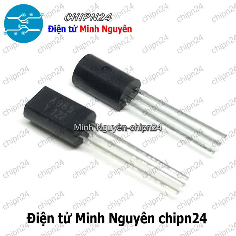 [5 con] (KT1) Transistor A965 TO-92L PNP 800mA 120V (120MHz 900mW 2SA965 965) - HH006121