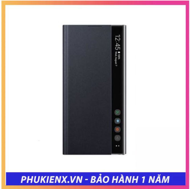 Bao da Clear view Galaxy Note 10 Plus thông minh, ảnh thật