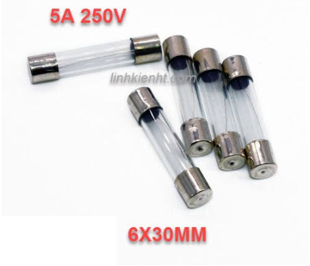 Cầu chì ống 5a 250v 6x30mm