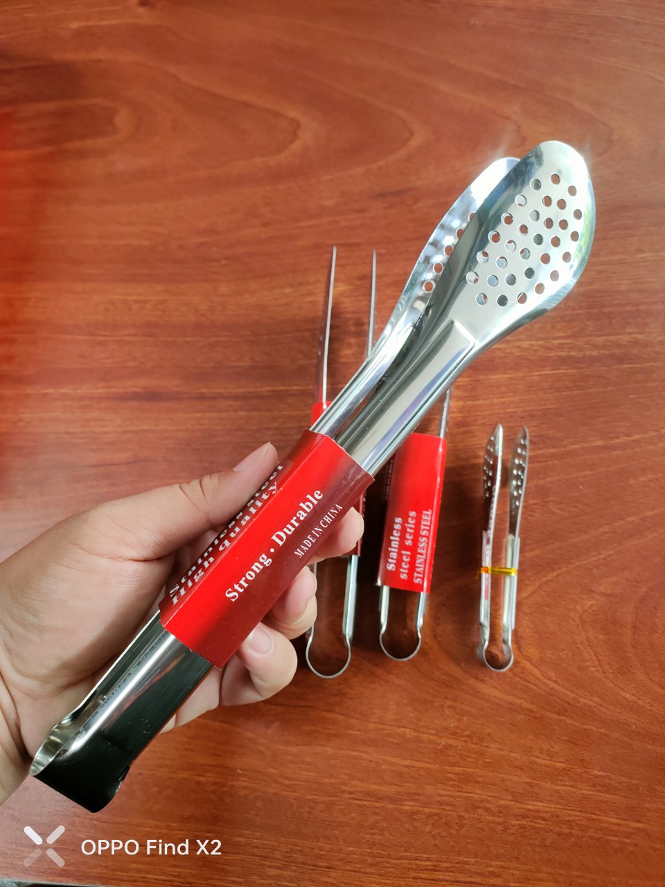 Kẹp inox gắp bánh - gắp thực phẩm