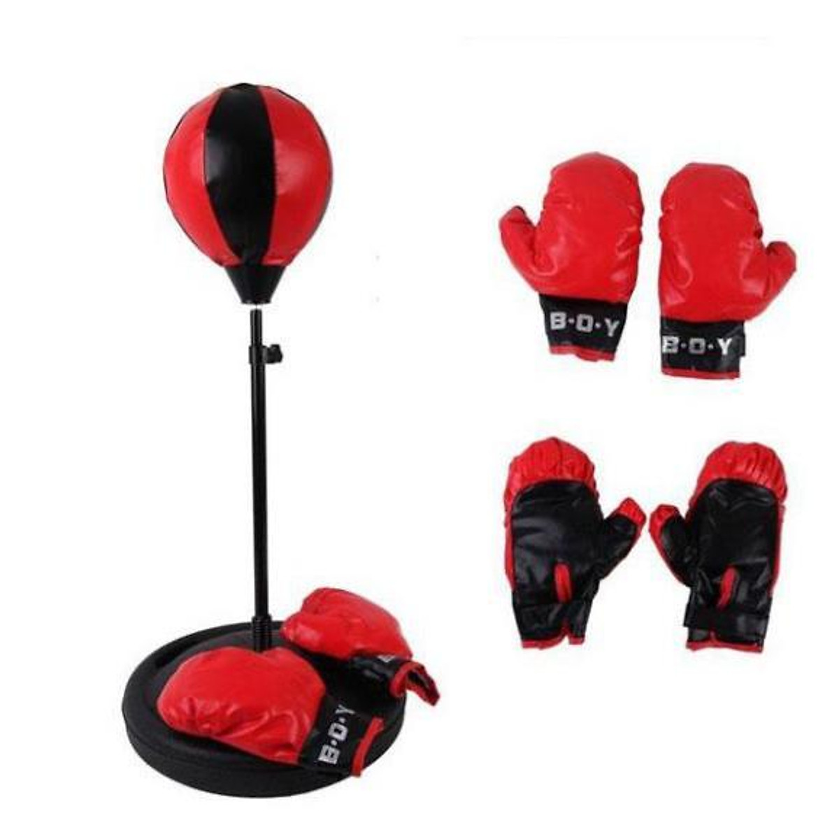 BỘ ĐỒ CHƠI THỂ THAO ĐẤM BỐC BOXING CHO TRẺ EM (có găng tay, bơm tay)
