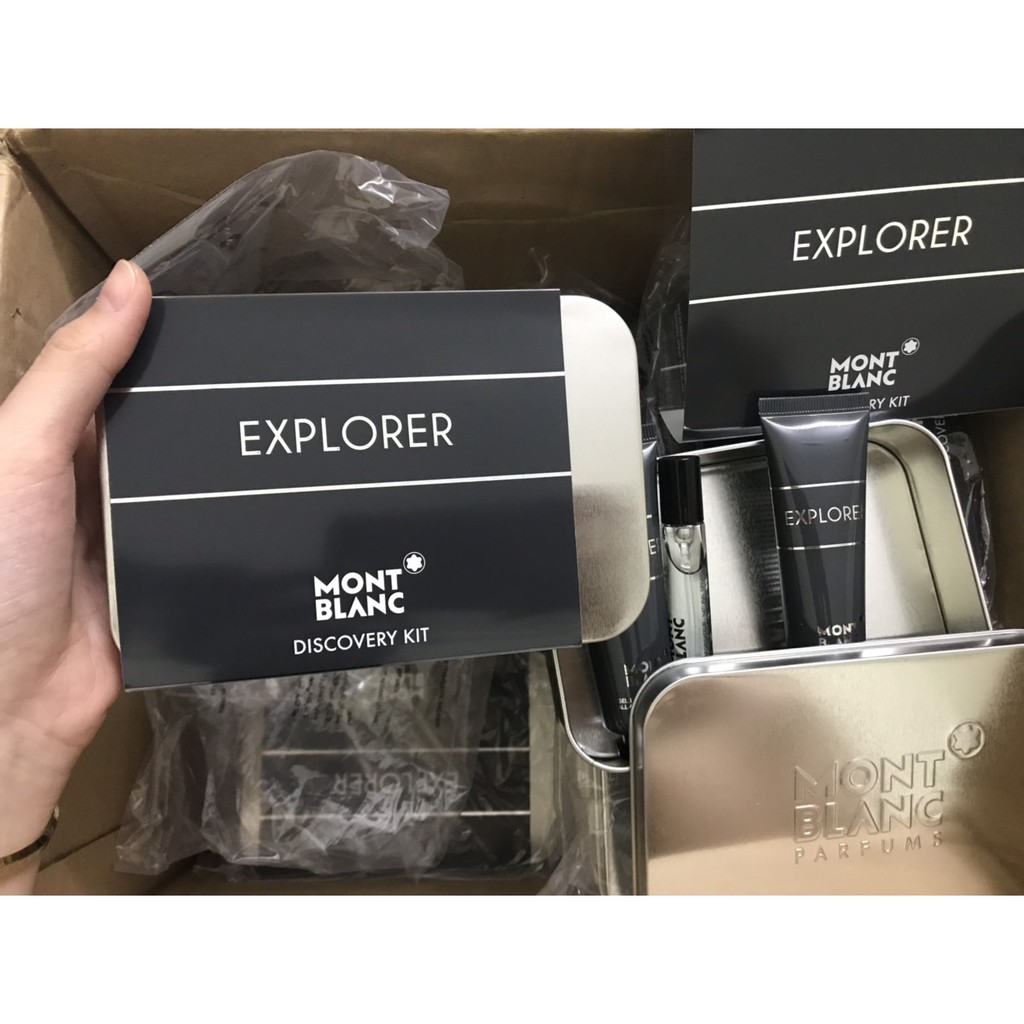Bộ Set Nước Hoa Mini Mont Blanc Explorer 3 pcs