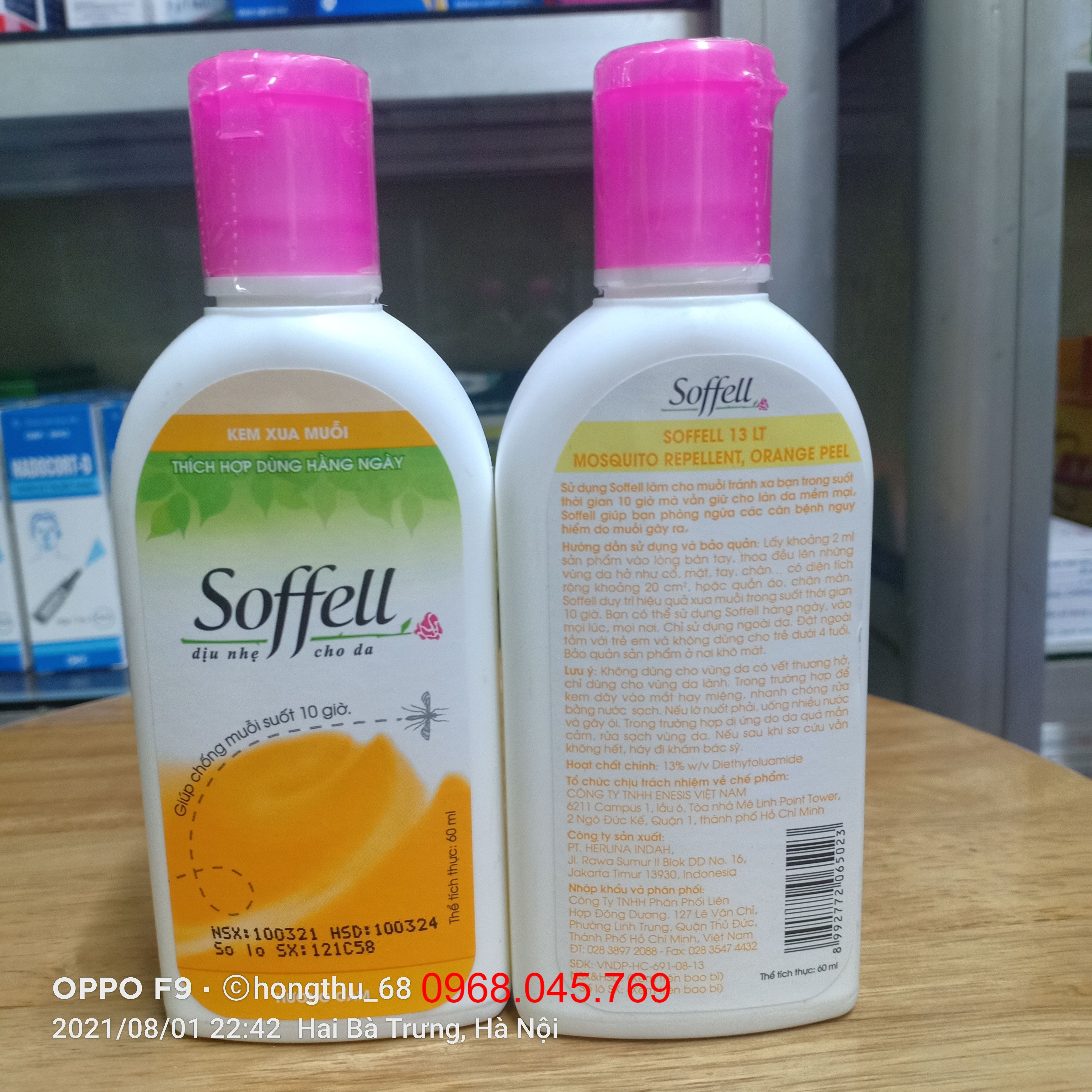 Kem chống muỗi Soffell (60ml)