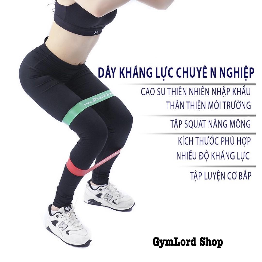 (XẢ LỖ VỐN) MINIBAND - Bộ 4 dây đàn hồi CAO CẤP tập mông