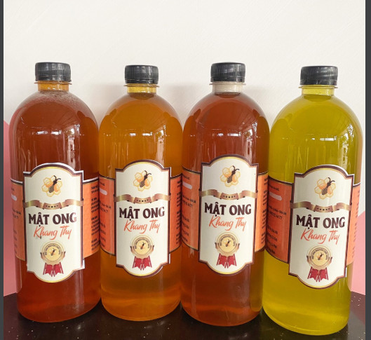1 lít mật ong nguyên chất hoa cỏ kim