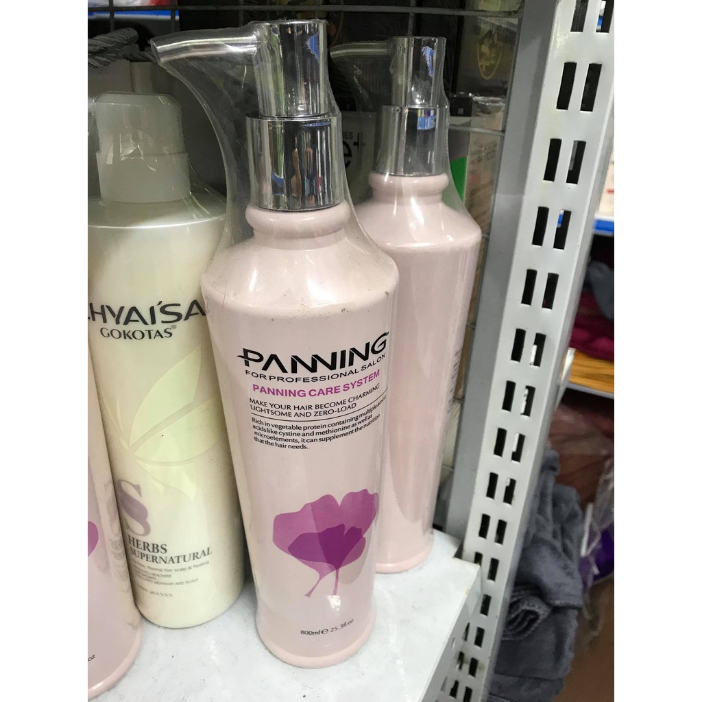 Cặp Dầu gội xả dưỡng tóc bóng mềm PANNING 800ml x2