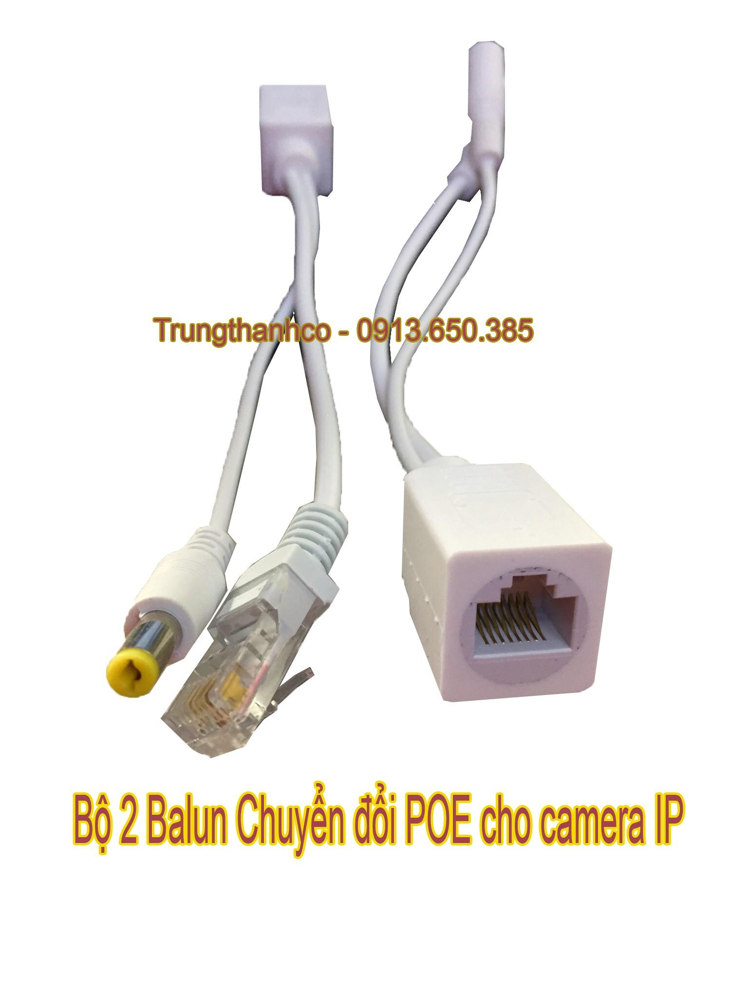 Bộ 2 Balun Chuyển Đổi POE Cho Camera IP