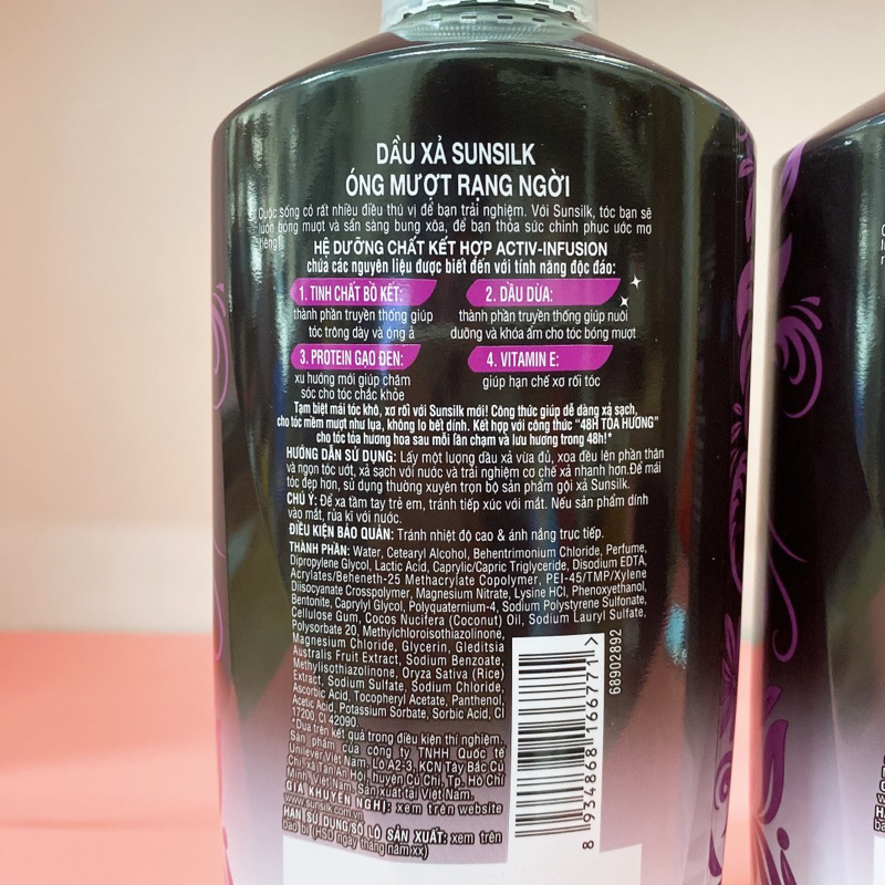 DẦU XẢ SUNSILK 640g