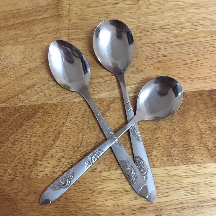 Combo 10 Thìa rĩa ăn hoa quả inox cao cấp