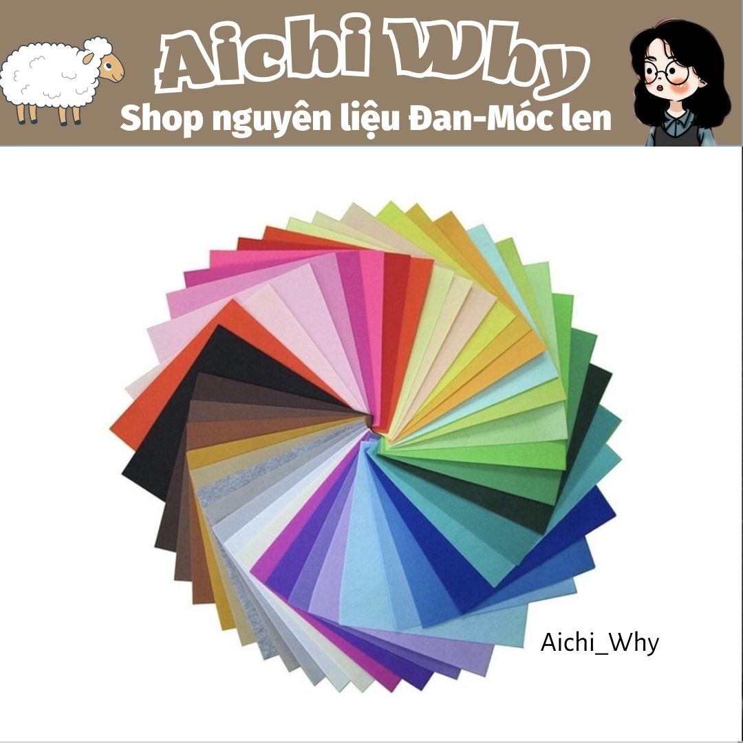 Vải nỉ làm đồ handmade (42cmx22cm)