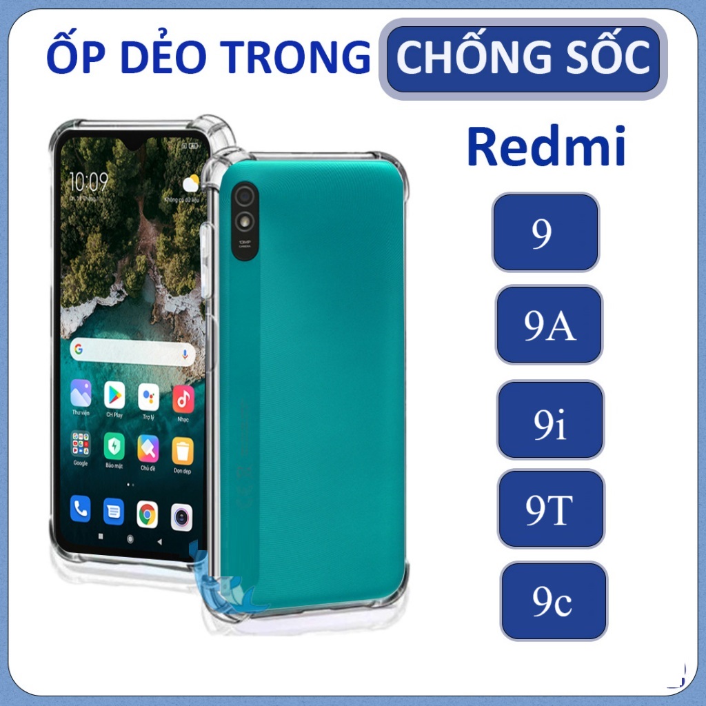 Ốp Dẻo Trong Chống Sốc Bảo Vệ Camera Xiaomi Redmi 9 / Redmi 9T / Redmi 9A / Redmi 9C / Redmi 9i