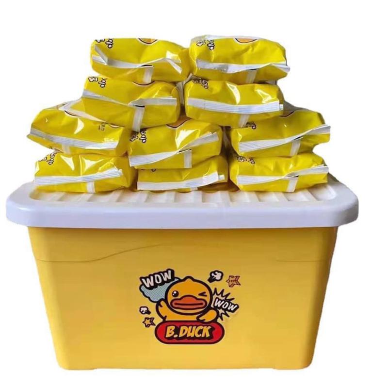 THÙNG 10 GÓI GIẤY ƯỚT VỊT VÀNG ( 1 BỊCH 80 TỜ )
