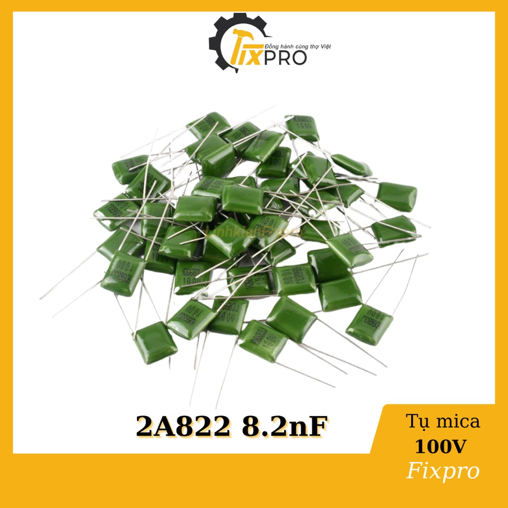 Tụ mica 2A822 8.2nF 100V (10c)