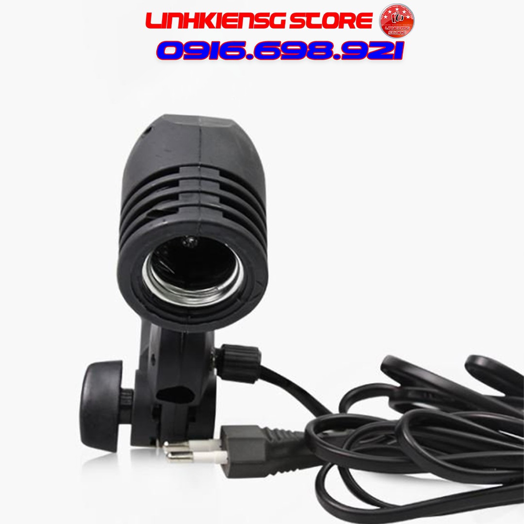 Chuôi Đèn Led Studio E27LR Cho Các Studio Chụp Hình