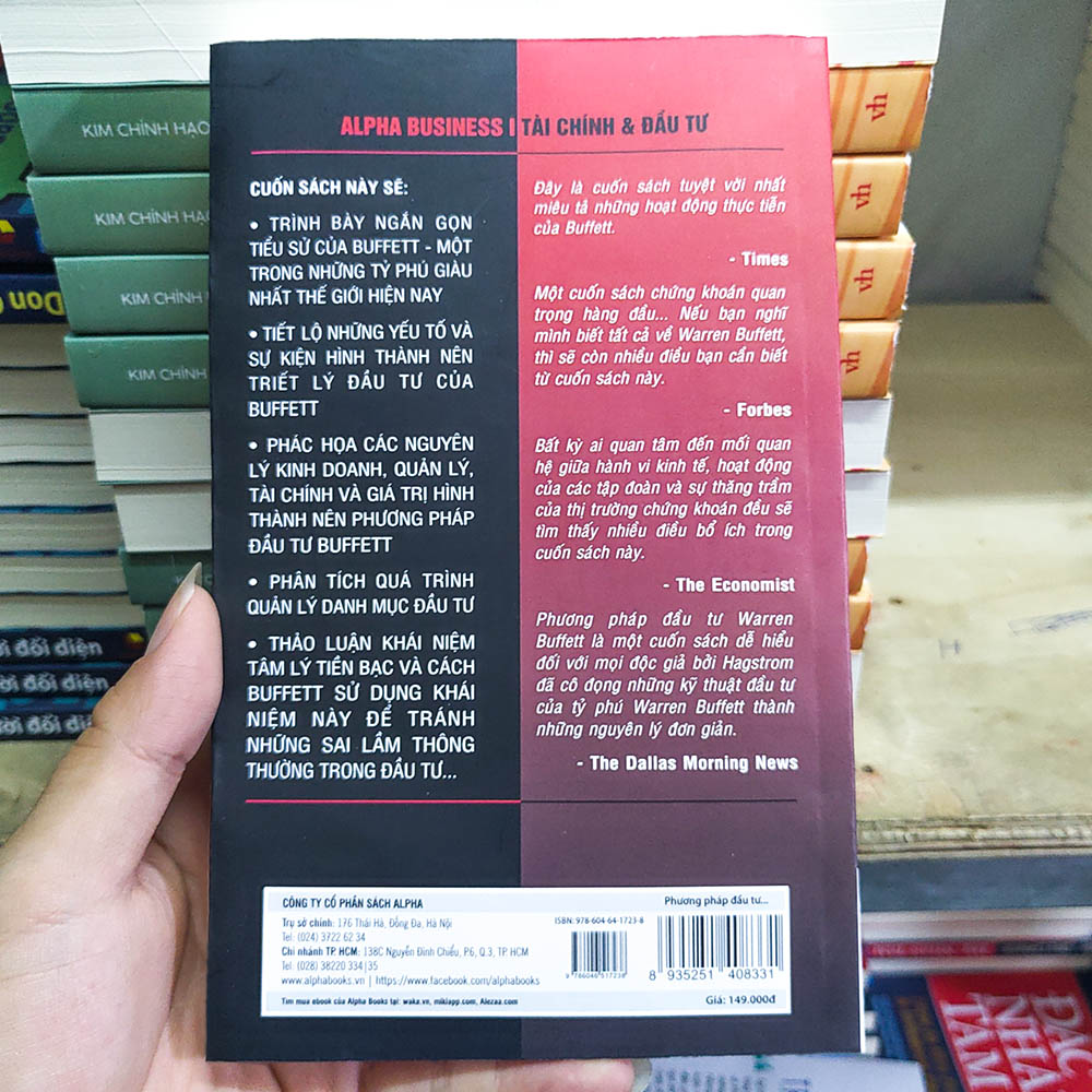 Sách Phương Pháp Đầu Tư Warren Buffett + Tặng Bookmark