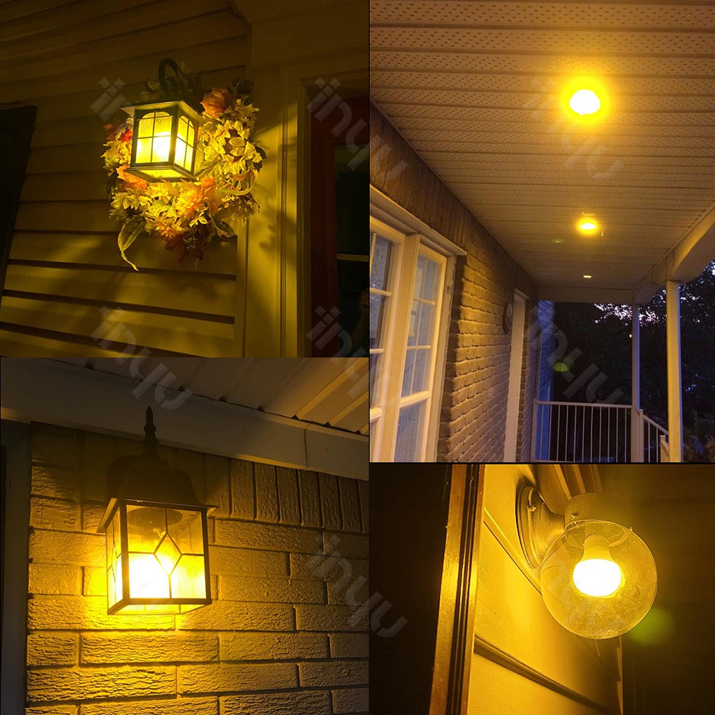Bóng đèn đuổi muỗi LED A60 9W E27 sáng màu vàng (1 cái)