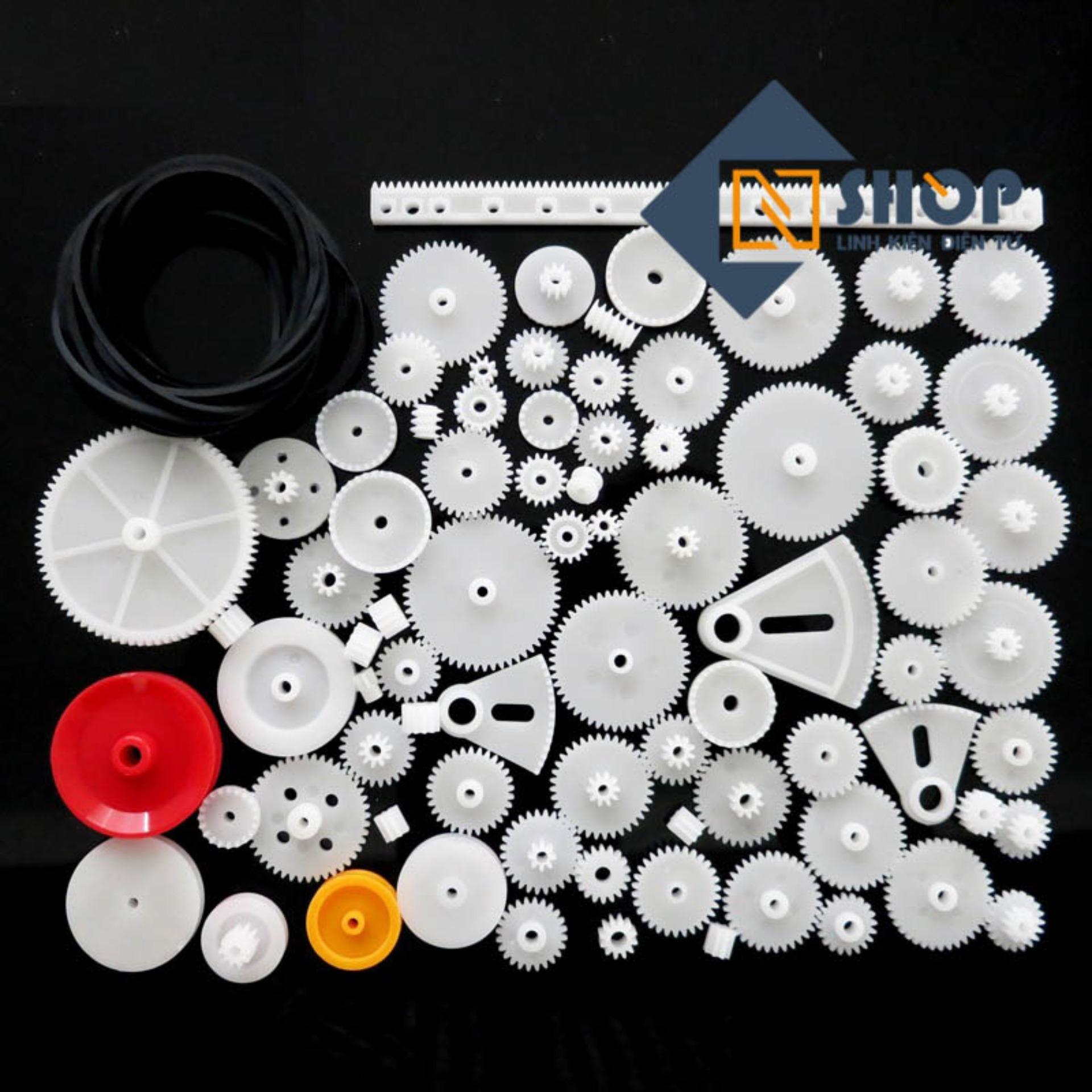 Bộ bánh răng nhựa DIY 81 món