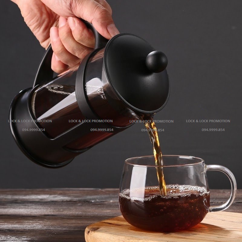 Bình Pha Cà Phê Kiểu Pháp Dung Tích 800ml Lock&Lock LLG018