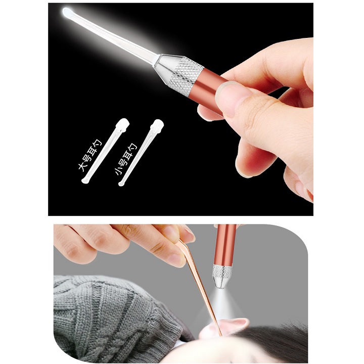 [HCM]Bộ lấy ráy tai 7 món có đèn cao cấp